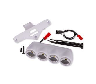 TRA10885-WHT Traxxas LED light pod, white (w/ LED lights & wire harness)
