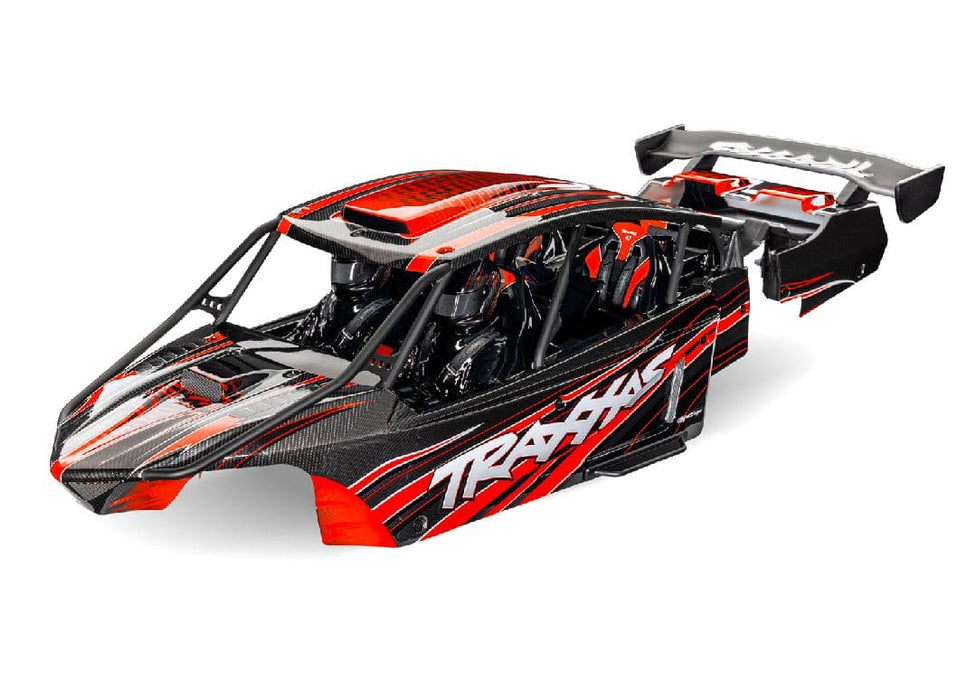 TRA10911-RED Traxxas Body, Funco Pro Scale Sand Car, red
