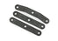 TRA10925 Traxxas Bulkhead tie bar, front, upper (1)/ lower (2) (steel)