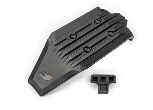 TRA10937 Traxxas Skid plate, front (1)/ rubber impact cushion (1)