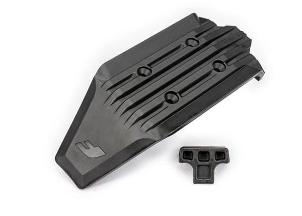 TRA10937 Traxxas Skid plate, front (1)/ rubber impact cushion (1)