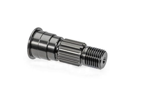 TRA10953-GRAY Traxxas Stub axle, front, 6061-T6 aluminum (gray-anodized)
