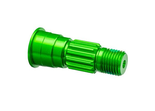 TRA10953-GRN Traxxas Stub axle, front, 6061-T6 aluminum (green-anodized)