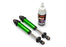 TRA10962-GRN Traxxas Shocks, GT-Maxx, rear, aluminum, green-anodized (2)
