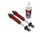 TRA10962-RED Traxxas Shocks, GT-Maxx, rear, aluminum, red-anodized (2)