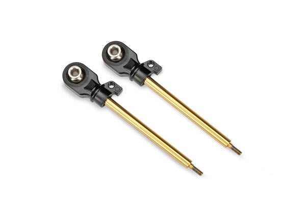 TRA10963T Traxxas Shock shafts, GT-Maxx, 72mm (TiN-coated) (2)