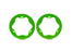 TRA10976-GRN Traxxas Beadlock rings, front, green (3.5") (2)