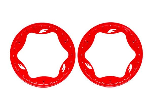 TRA10977-RED Traxxas Beadlock Rings Rear Red