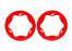 TRA10977-RED Traxxas Beadlock Rings Rear Red