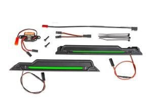 TRA10998-GRN Traxxas LED light kit, green, complete (underbody)