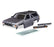 TRA11011-SLVR Traxxas Body, 1988 Nissan Pathfinder complete - silver