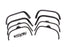 TRA11019 Traxxas Fender flares, front & rear