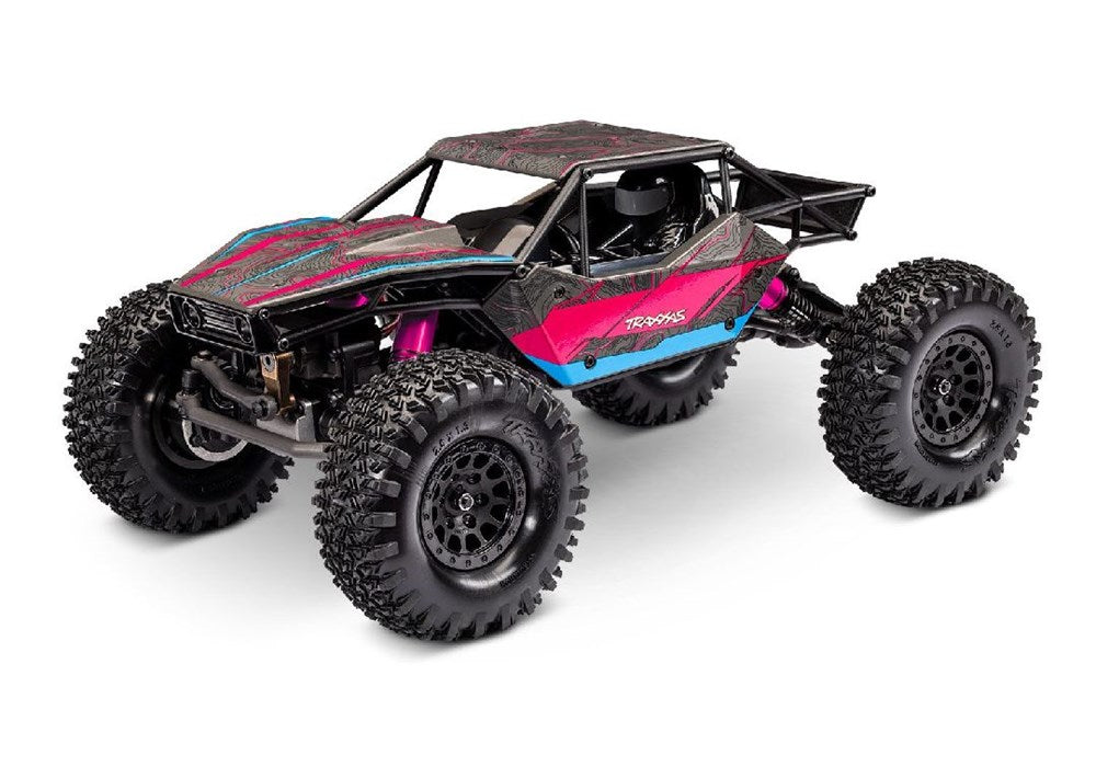 TRA120074-1PINK Traxxas 1/18 TXC-4M Extreme Crawler 4WD RTR - Pink