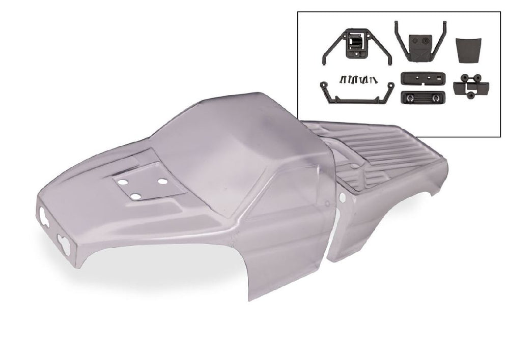 TRA12013 Traxxas TXC-4M Polycarbonate Truck Body - Clear