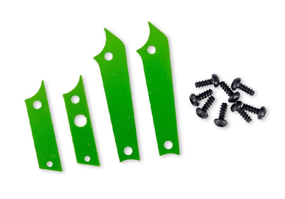 TRA12016-GRN Traxxas TXC-4M Aluminum Chassis Panel Insert Set - Green