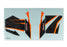TRA12017-BLK Traxxas TXC-4M Body Decals - Black