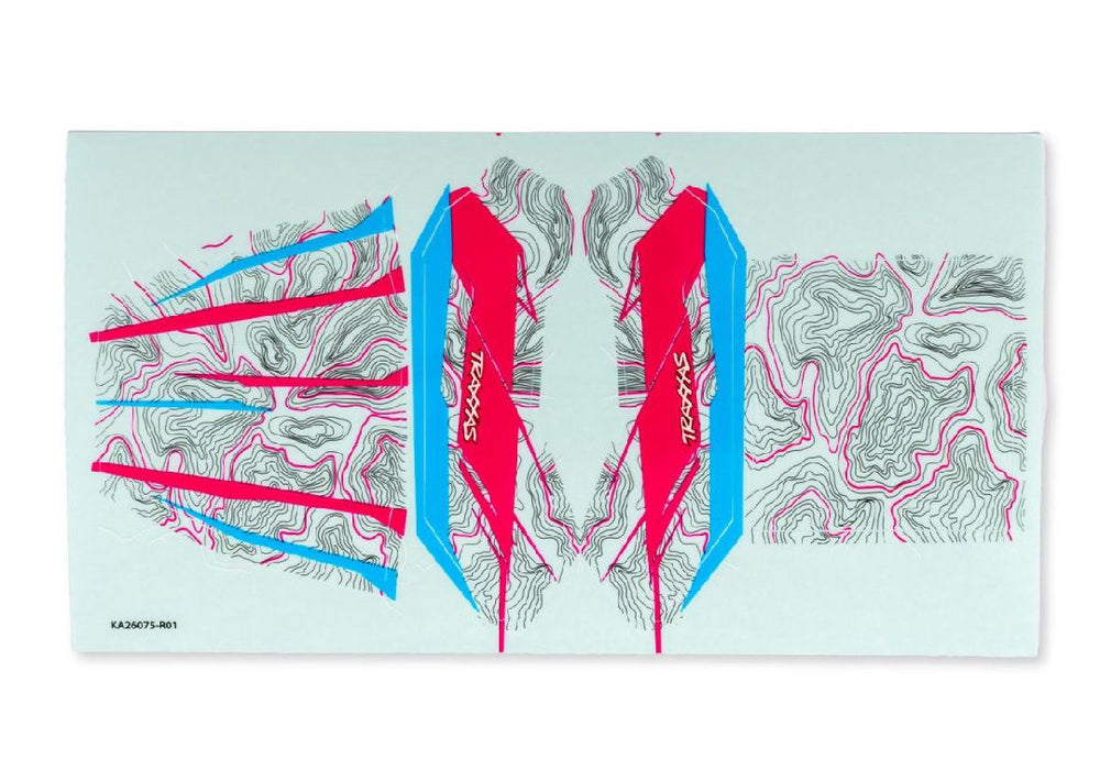 TRA12017-PINK Traxxas TXC-4M Body Decals - Pink
