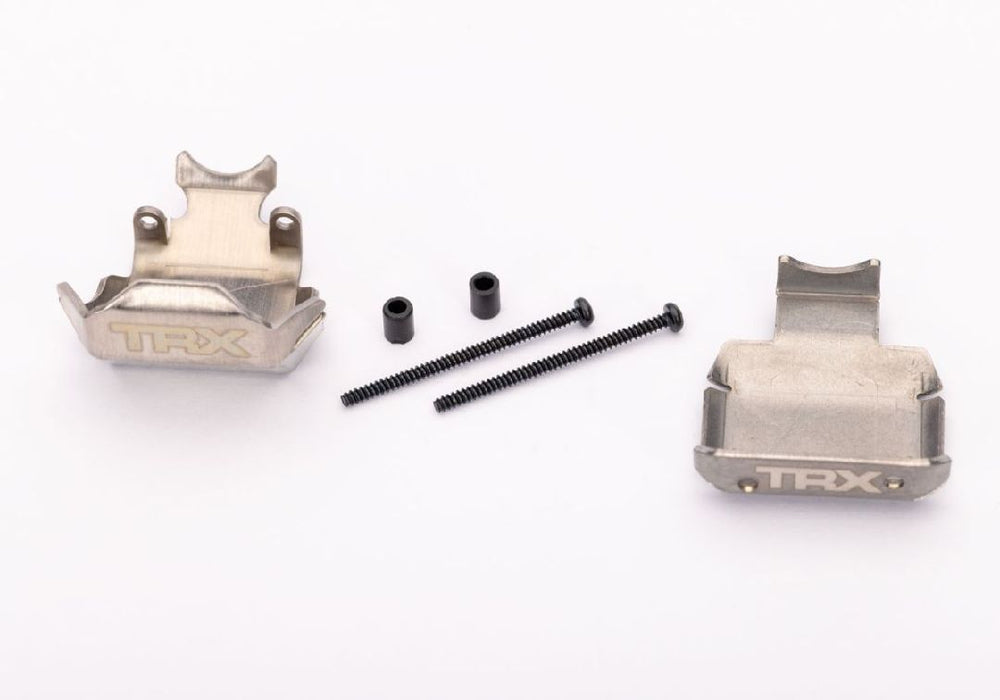 TRA12037 Traxxas TXC-4M Stainless Steel Axle Skid Plates (2)