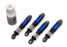 TRA12060-BLUE Traxxas Shocks, GTM Pro, Aluminum (w/springs) - Blue (4)