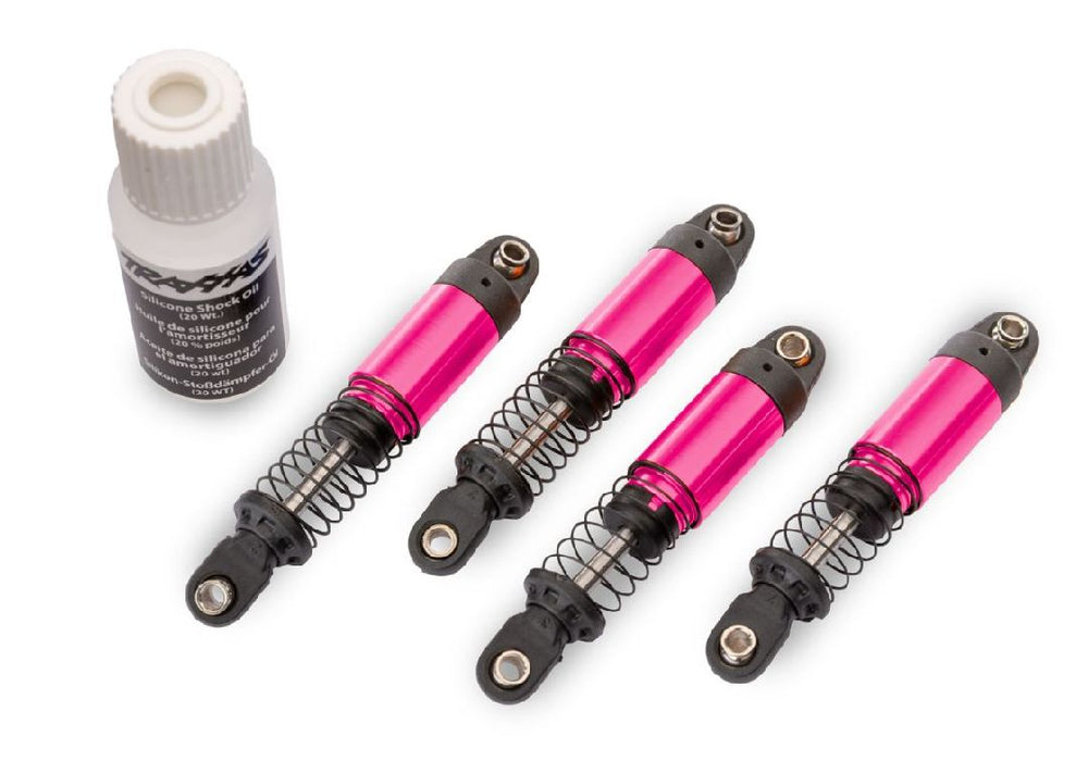TRA12060-PINK Traxxas Shocks, GTM Pro, Aluminum (w/springs) - Pink (4)