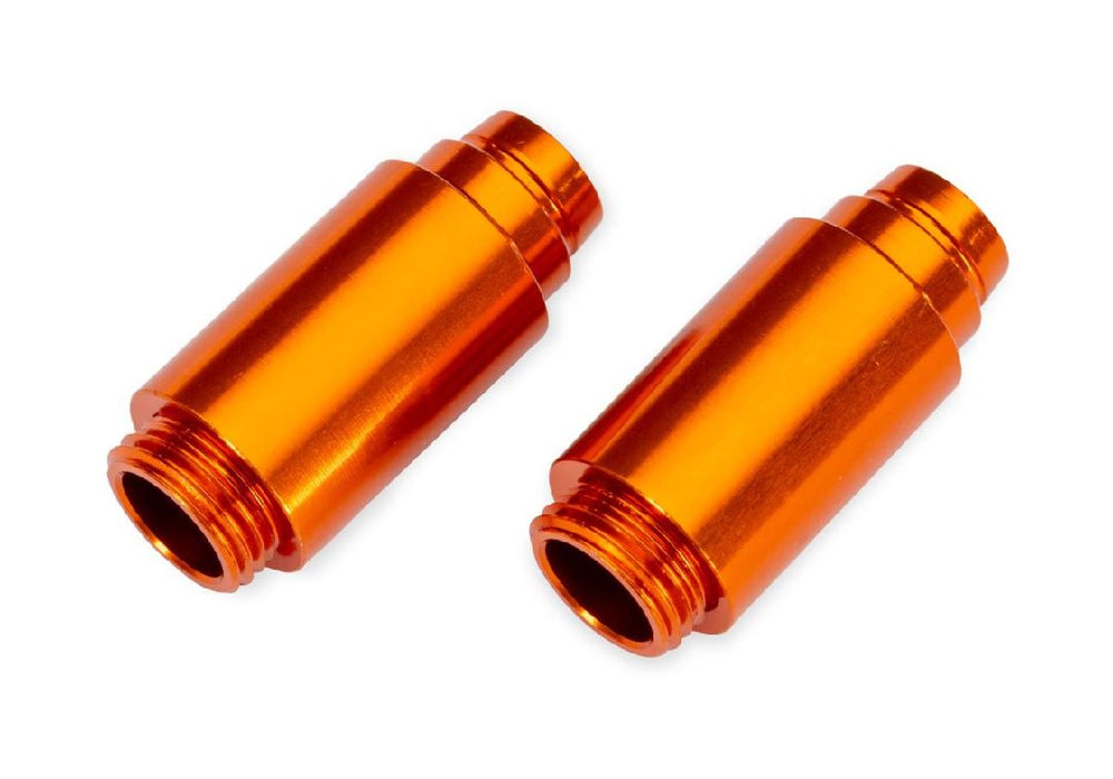 TRA12068-ORNG Traxxas Aluminum GTM Pro Shock Bodies 6061-T6 - Orange (2)