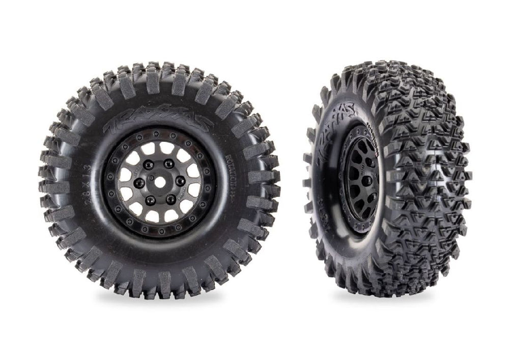TRA12070 Traxxas Method Race 105 1.3" black wheels, Stone Claw Tires (2)