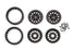 TRA12071 Traxxas Wheels, 1.3", Method Race 105 Beadlock - Black (2)