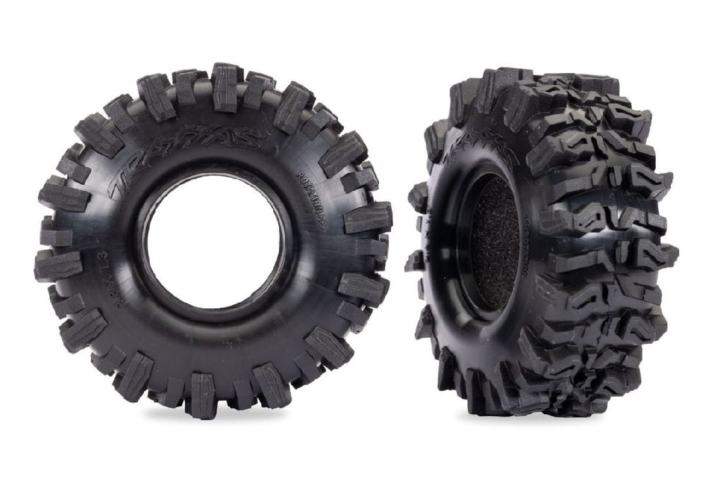 TRA12072 Traxxas TXC-4M Tires (2)/ Foam Inserts (2)