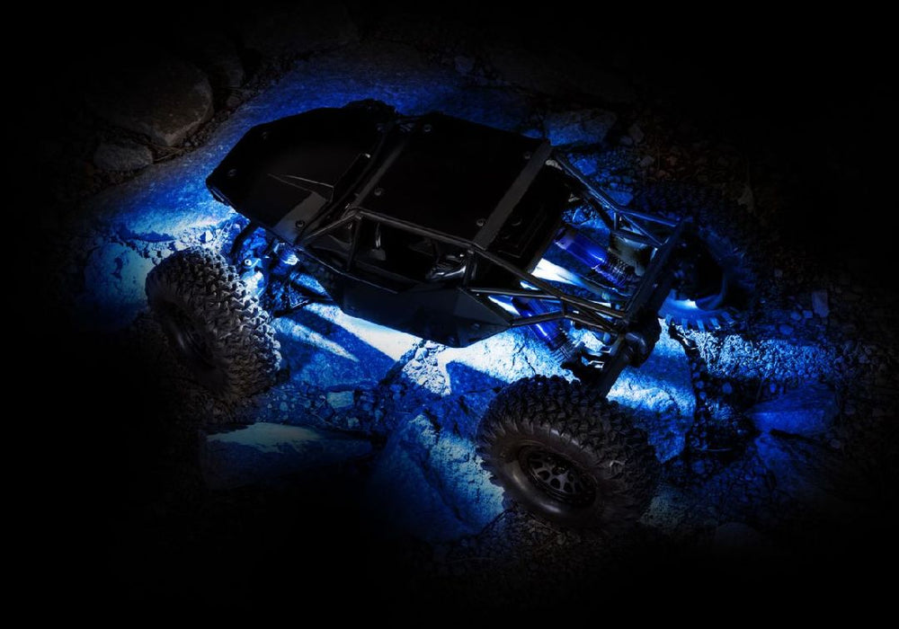 TRA12088-BLUE Traxxas TXC-4M Rock Lights Light Harness - Blue