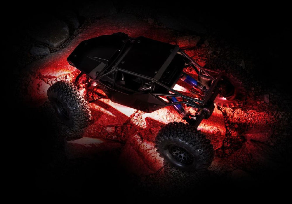 TRA12088-RED Traxxas TXC-4M Rock Lights Light Harness - Red