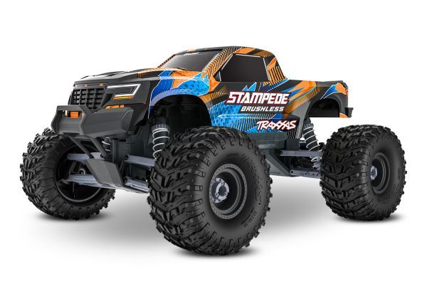 TRA136454-4ORANGE Traxxas 1/10 Stampede HD VX3 2WD RTR - Orange