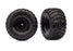 TRA13670 Traxxas Talon MXT Tires Glued with Black Wheels