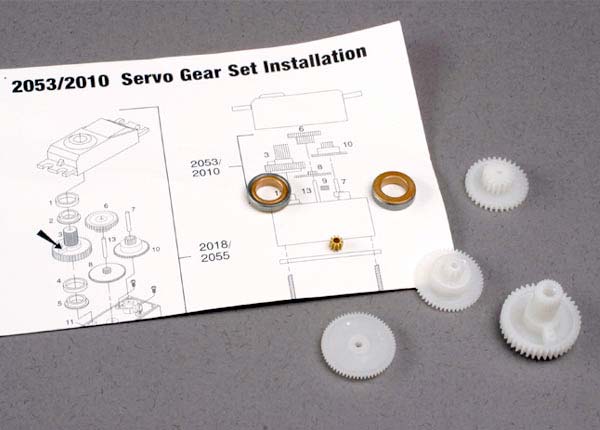 TRA2010 Gear set (for 2018 servo)