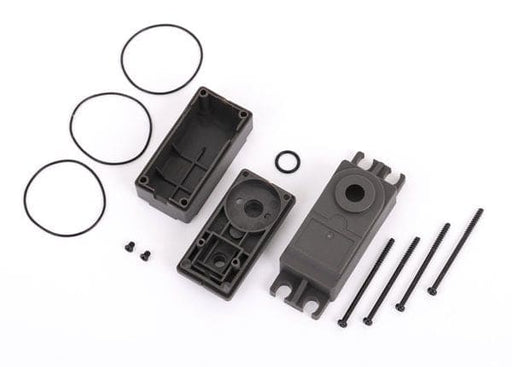 TRA2276 Traxxas Servo case, plastic (top, middle, bottom)/ gaskets/ hard