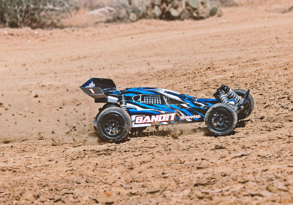 TRA24254-8-BLUEX Traxxas 1/10 Bandit XL-5 2wd RTR (B&C Incl) - BlueX**Sold Separately for the best run time you will need part# Tra2992***