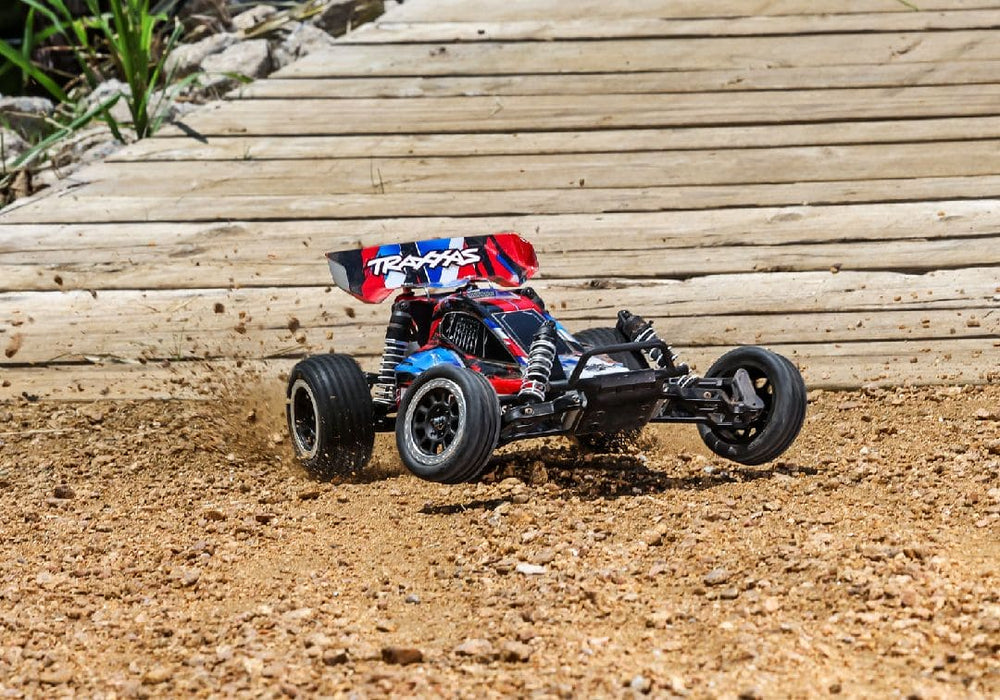 TRA24254-8RED Traxxas Bandit 1/10 HD Buggy with TQ 2.4GHz - Red **Sold Separately for the best run time you will need part# Tra2992***