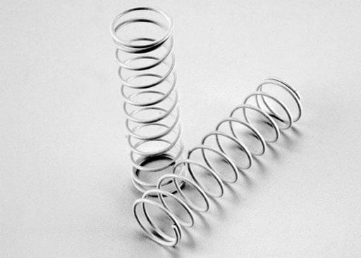 TRA2457A Traxxas Rear Shock Springs (White) (2)