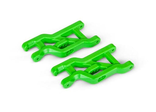 TRA2531G Suspension arms, green, front, heavy duty (2) (requires #3632 series caster block and #3640 screw pin set)