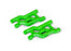 TRA2531G Suspension arms, green, front, heavy duty (2) (requires #3632 series caster block and #3640 screw pin set)