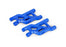 TRA2531L Suspension arms, blue, front, heavy duty (2) (requires #3632 series caster block and #3640 screw pin set)