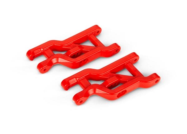 TRA2531R Suspension arms, red, front, heavy duty (2) (requires #3632 series caster block and #3640 screw pin set)