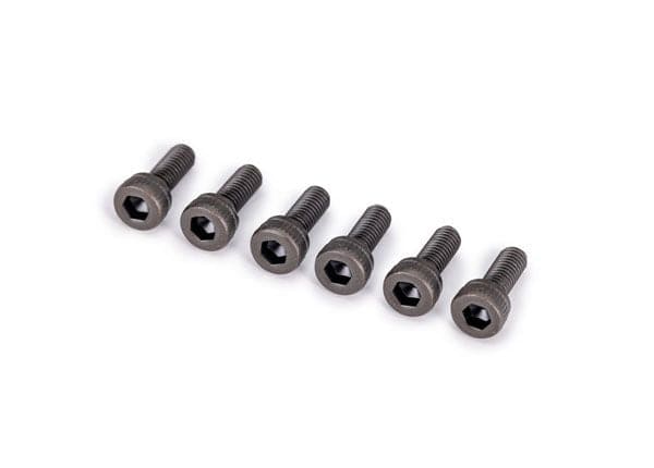 TRA2657 Traxxas Screws, 3x8mm caphead machine (hex drive) (6)