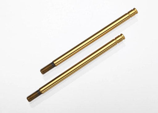 TRA2765T Shock shafts, hardened steel, titanium nitride coated (X-long) (2)