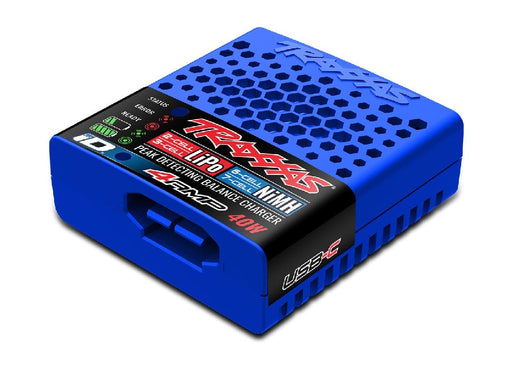 TRA2985 Traxxas USB-C Multi-Chemistry Charger w/iD Auto Battery Ident.
