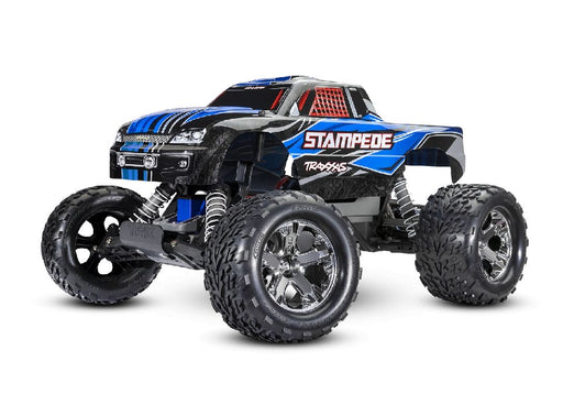 TRA36054-8BLUE Traxxas Stampede 1/10 Monster Truck RTR - Blue **SOLD SEPARATELY AND REQUIRED TRA2912 AND TREA2916 OR FOR QUCK CHARGER &LONG RUN TIME BATTERY ORDER PART # TRA2992**