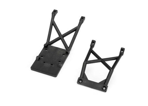 TRA3623-BLK Traxxas Skid Plates Front and Rear Black