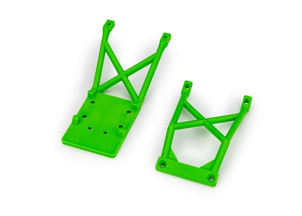 TRA3623-GRN Traxxas Skid Plates Front and Rear Green