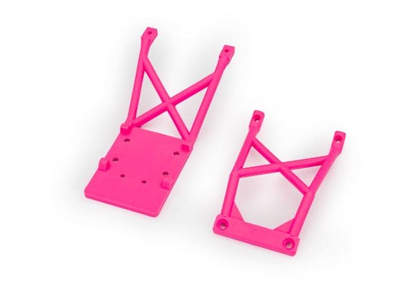 TRA3623-PINK Traxxas Skid Plates Front and Rear Pink