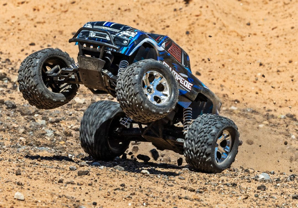 TRA36354-4BLUE Traxxas 1/10 Stampede 2WD BL-2S HD Clipless - Blue **Free battery charger with the purchase of this truck. Please add TRA2827X and TRA2920 to your order  to get it free.** if you order from this promotion it is final sale