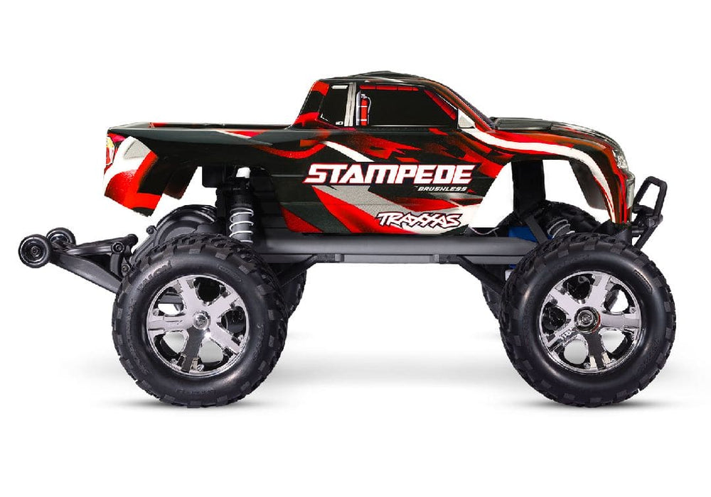 TRA36354-4RED Traxxas 1/10 Stampede 2WD BL-2S HD Clipless - Red**Free battery charger with the purchase of this truck. Please add TRA2827X and TRA2920 to your order  to get it free.** if you order from this promotion it is final sale